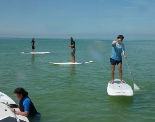 Paddle surf in Normandy 